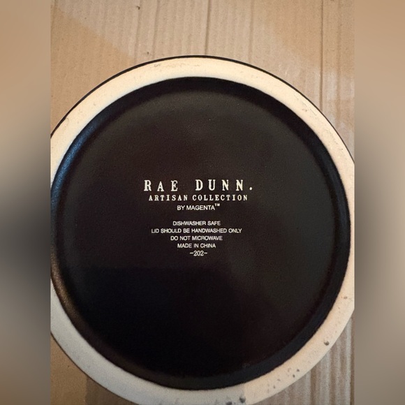 Rae Dunn Artisan Collection Black BOO Baby Canister - Picture 2 of 5